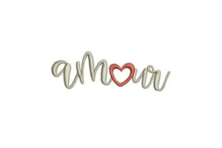 Amour: A Romantic Embroidery Design for Seasonal Love