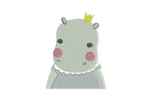Baby Hippo: A Sweet, Versatile Embroidery Design for Personalized Gifts