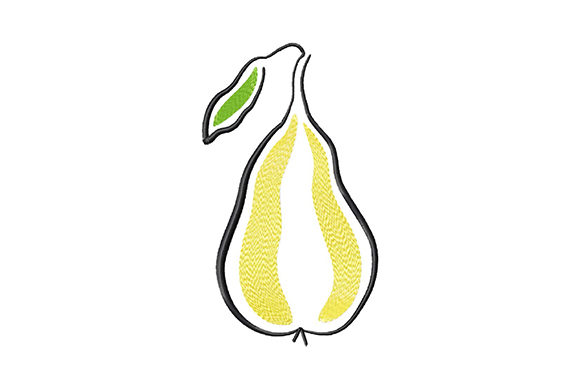 Cute Yellow Pear: A Boutique Sweatshirt Embroidery Review