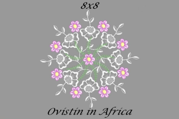 Floral Pink Quilt Block