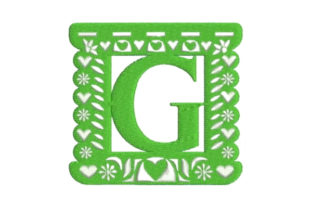 Papel Picado Alphabet G
