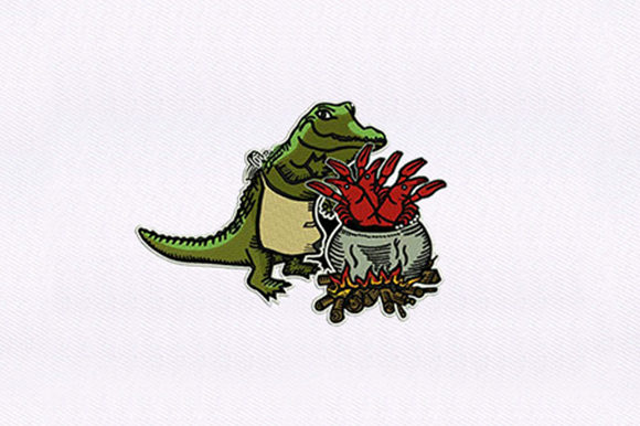 Seafood Alligator Design