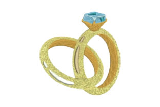 Wedding Rings Embroidery Design Review