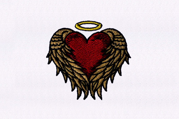 Wings Wrapped Heart